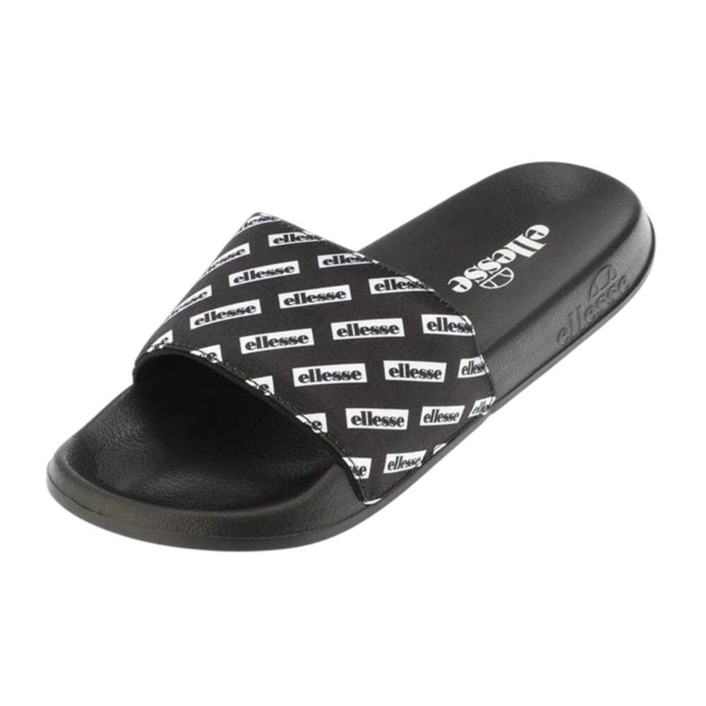 Ellesse Mens Morgans Slip-on Casual Flat Slides / Black